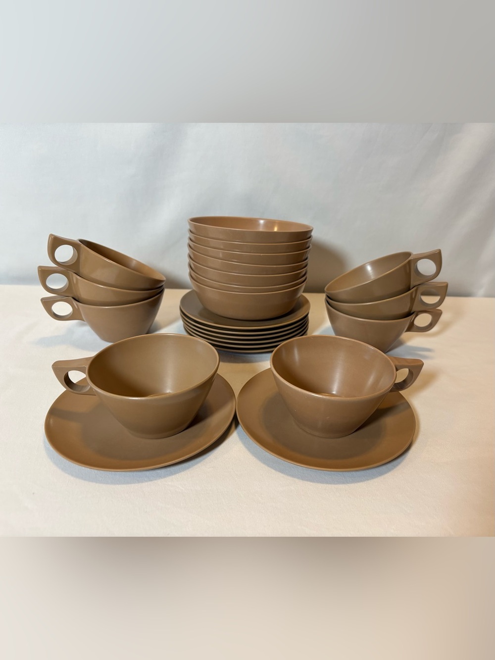 Vintage Texas Ware, melamine dinnerware set